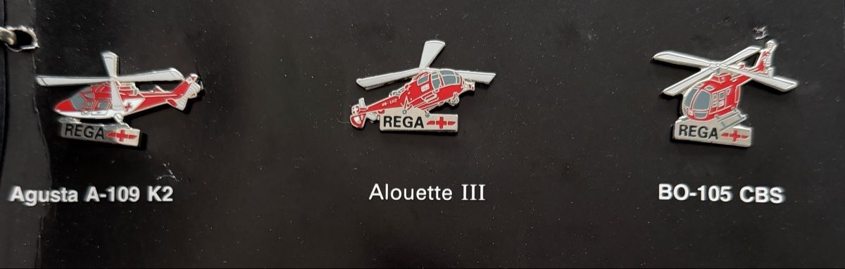 Plaketten & Abzeichen: Rega Pin Set mit 3 Stk. – Neu (gemäss Beschreibung) aus Seewen SZ von Missholdi