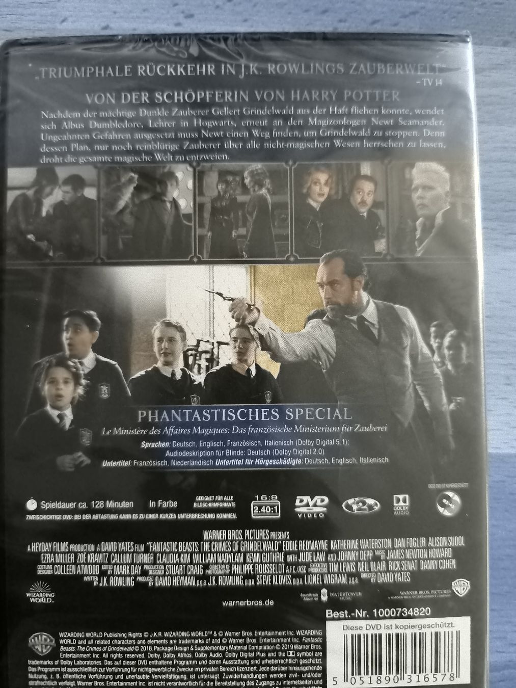 Tutti i DVDs: Phantastische Tierwesen Grindelwalds – Nuovo e nell'imballaggio originale da Bichelsee venduto da Andi790 1