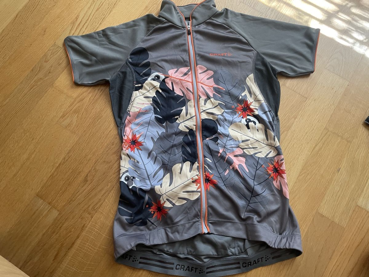 Craft Canottiere & Pantaloni: Craft Radtrikot Gr. M mit Affen-Print – Usato da Bern venduto da brup 1