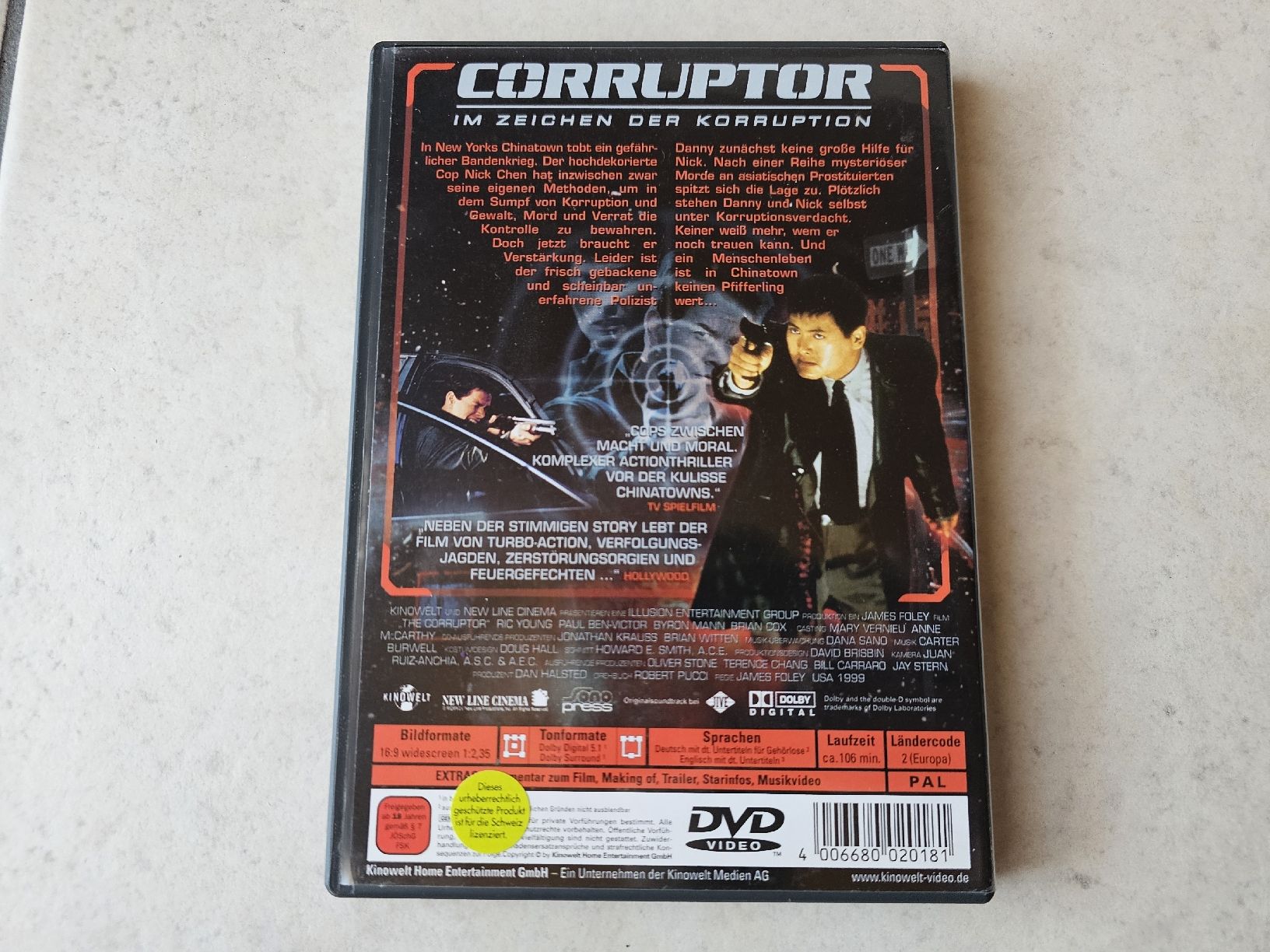 Alle DVDs: Corruptor  -  Im Zeichen der Korruption – Gebraucht aus Schneisingen von backstore24 1