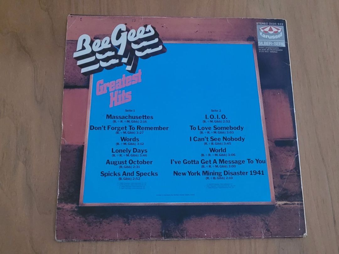 Vinyles: LP  Bee Gees – D'occasion à Martigny par MZ-67 1