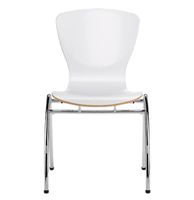3 Stk. Stuhl Bingo weiss, stappelbar, neu