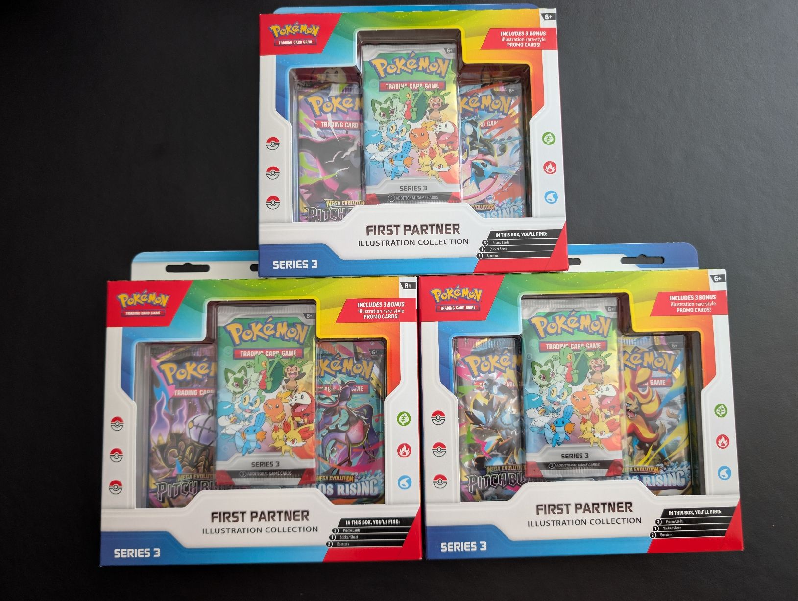 Pokémon Cartes à collectionner: 3x box Pokemon First Partner Serie 3 – Neuf avec emballage d'origine à sugiez par Svicente