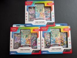 3x box Pokemon First Partner Serie 3