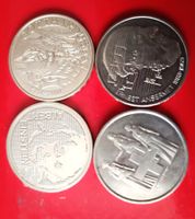 LOT 4 Stück alte Gedenkmünzen  1974 bis 1983 aut Beschreibun