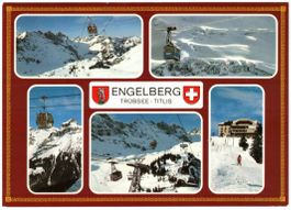 Engelberg - 5 Bild AK Trübsee-Titlis