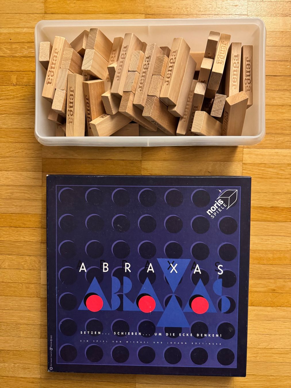 Giochi: Spiele-Set JENGA und ABRAXAS – Usato da Luzern venduto da Markusd75