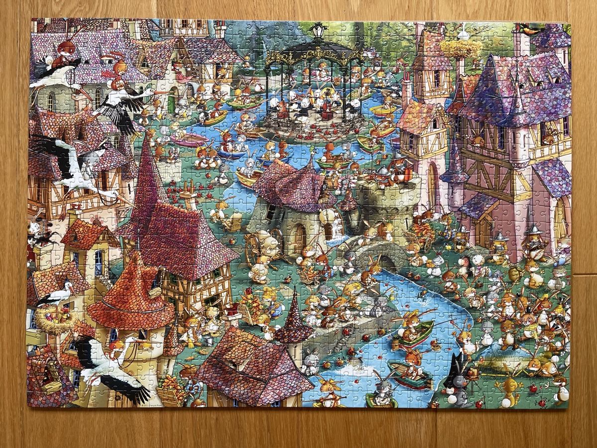 Heye Puzzle: Heye Puzzle 1000 Teile Bunny Town – Usato da Glattfelden venduto da Schmoni18 2