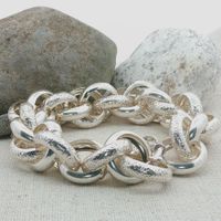 Statement Armband Sterling Silber