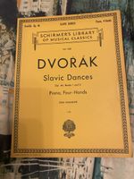 Dvorak Slavische Tänze für Klavier zu Vier Händen