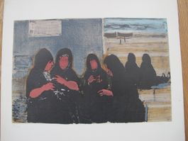 Jean Claude Chedal signierte Litho