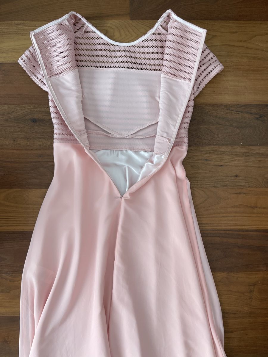 Kleider: Swing Cocktailkleid altrosa/nude Gr. 36 – Gebraucht aus Dörflingen von Benz63 4