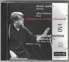 A. Jordan/Chostakovitch-Symphonie N° 13 Dite "Baby Yar"-Neue