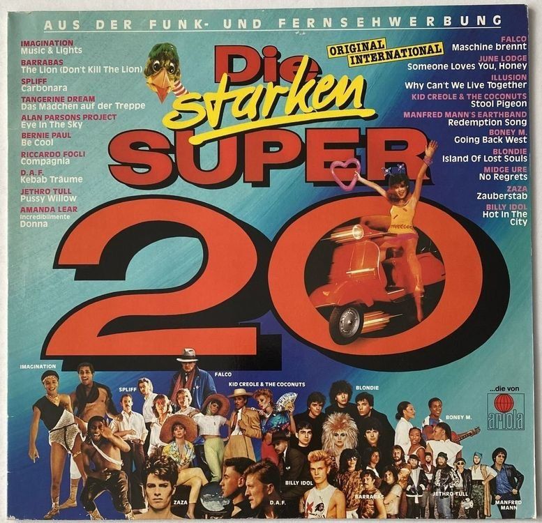 Dischi in vinile: Die Starken Super 20, Amanda Lear, Billy Idol, Blondie... – Usato da Flums venduto da Empe1