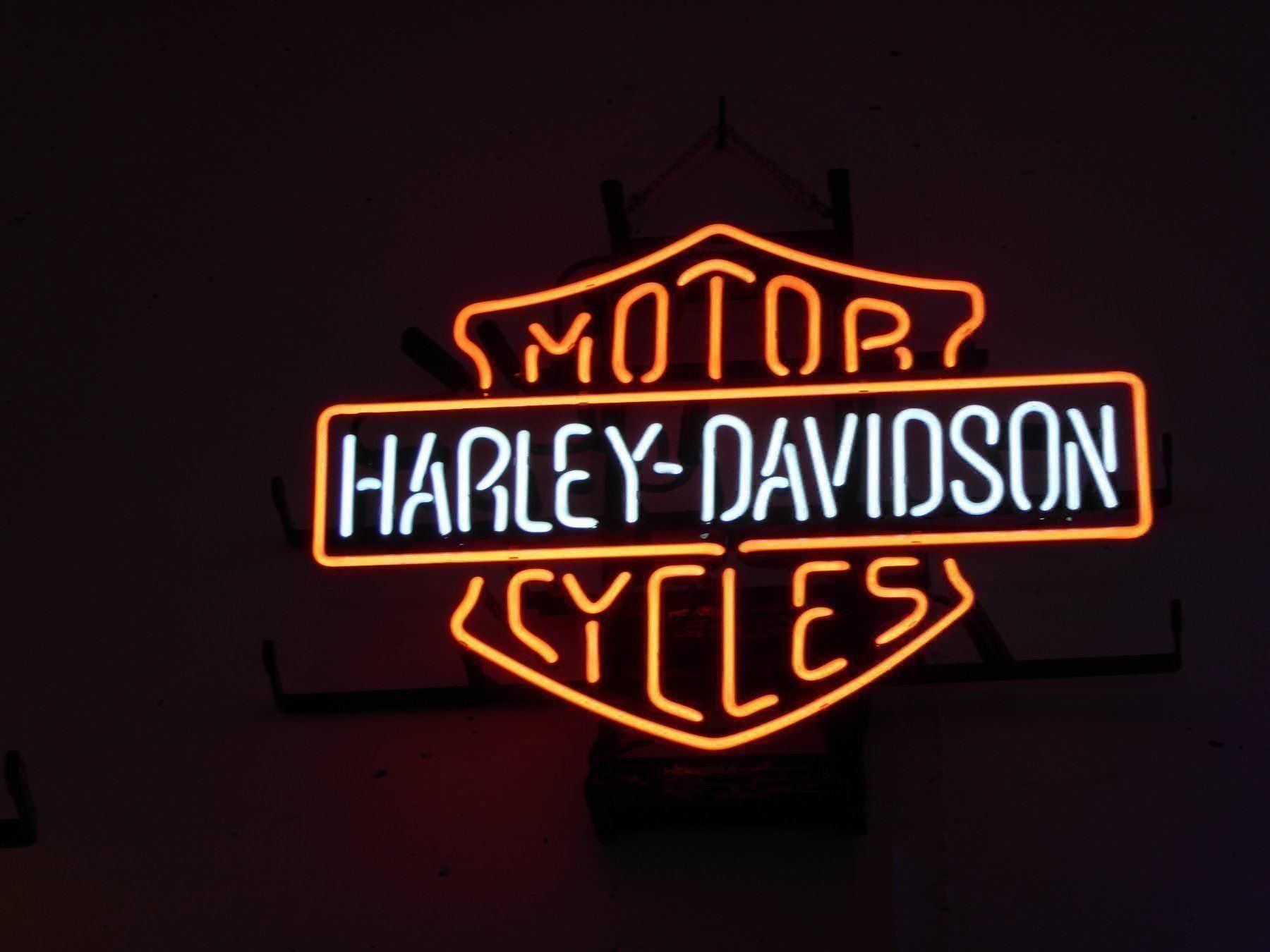 Lampade: Neon Sign Leuchtreklame Harley Davidson – Nuovo (secondo la descrizione) da Ueberstorf venduto da hoster