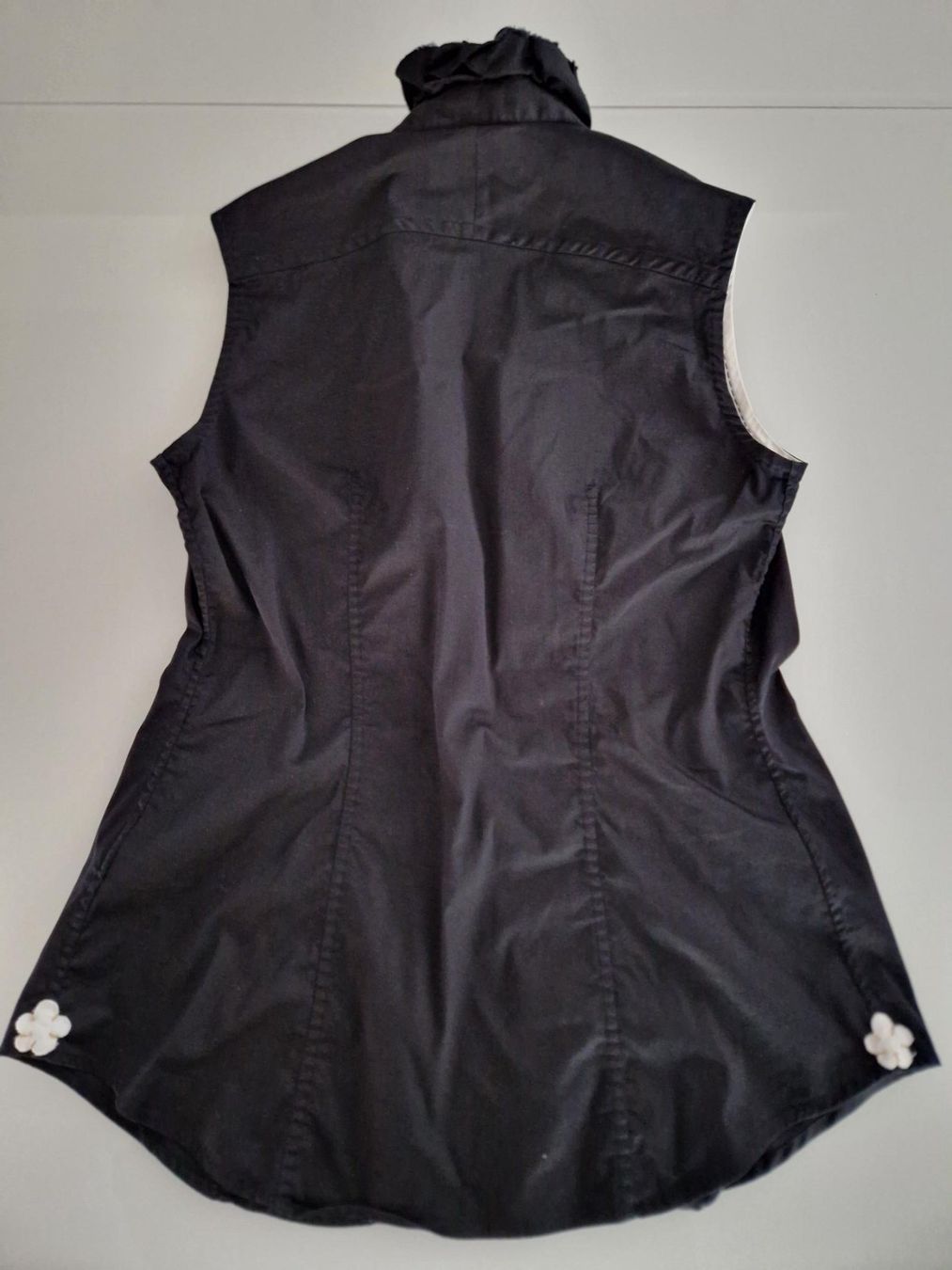 Camicette: Sexy schwarze Bluse, Gr.44, Italien – Usato da Obergösgen venduto da js9_h6hp 6