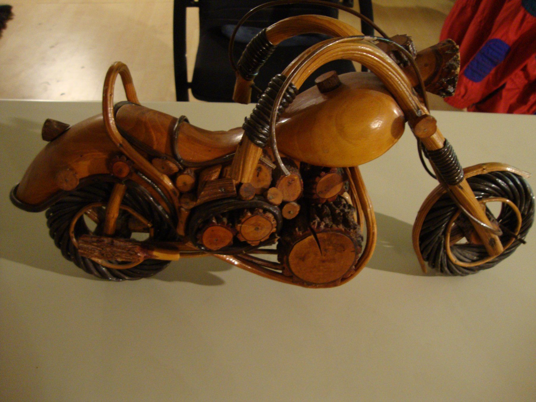 Kit di modellismo & Modellini statici: Motorrad aus holz – Nuovo (secondo la descrizione) da Stetten AG venduto da 48221948