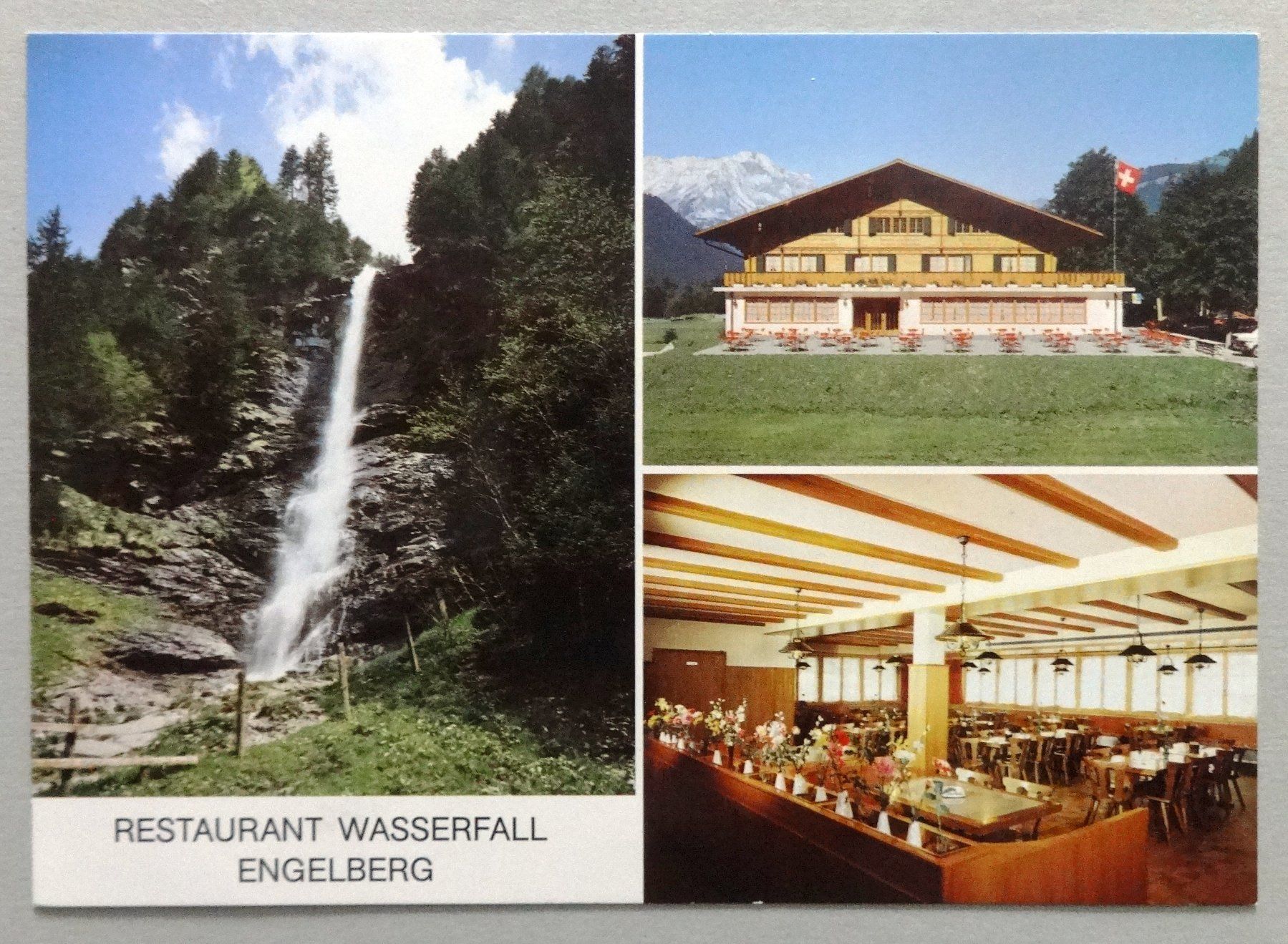 Cartoline postali: Restaurant zum Wasserfall, Engelberg – Usato da Fétigny venduto da Billy2miny