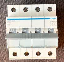 Leitungsschutzschalter Hager MCN625 3p+N, C-25A, 6kA