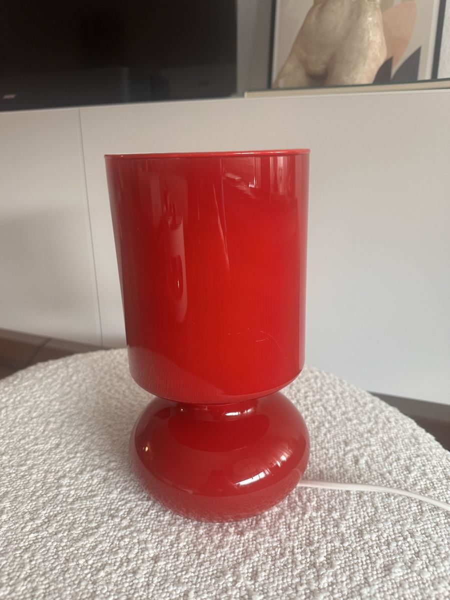 Ikea Lampade: Vintage Rote Ikea Lykta Lampe – Usato da Baden venduto da Marytumby 3