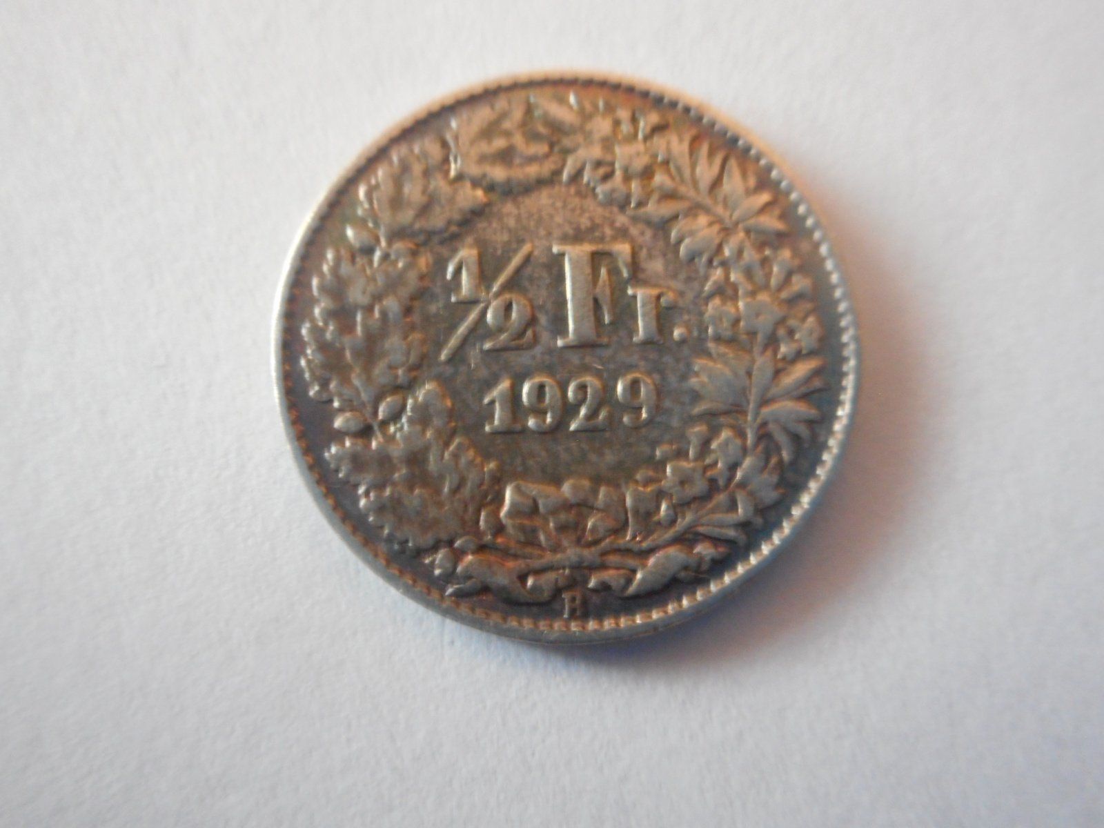 Alle Münzen: 50 Rp. 1929 silber – Gebraucht aus Kriegstetten von pizlad2010