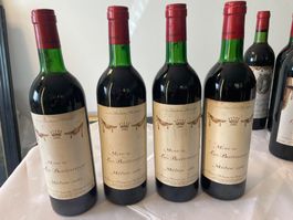 4 Flaschen Mise de La Baronnie 1982 Rothschild