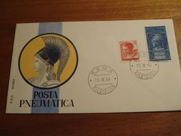 Italien 1966, FDC Posta Pneumatica
