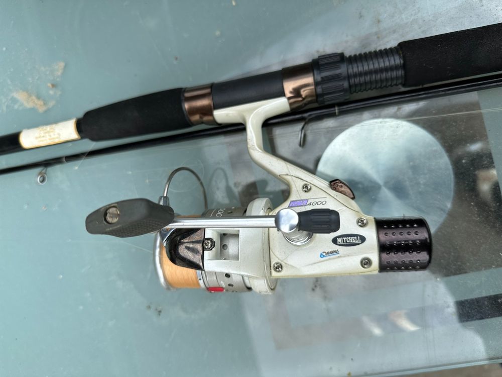 Angel-Set Komplett - Rute, Rolle & Zubehör Im Tarn-Design