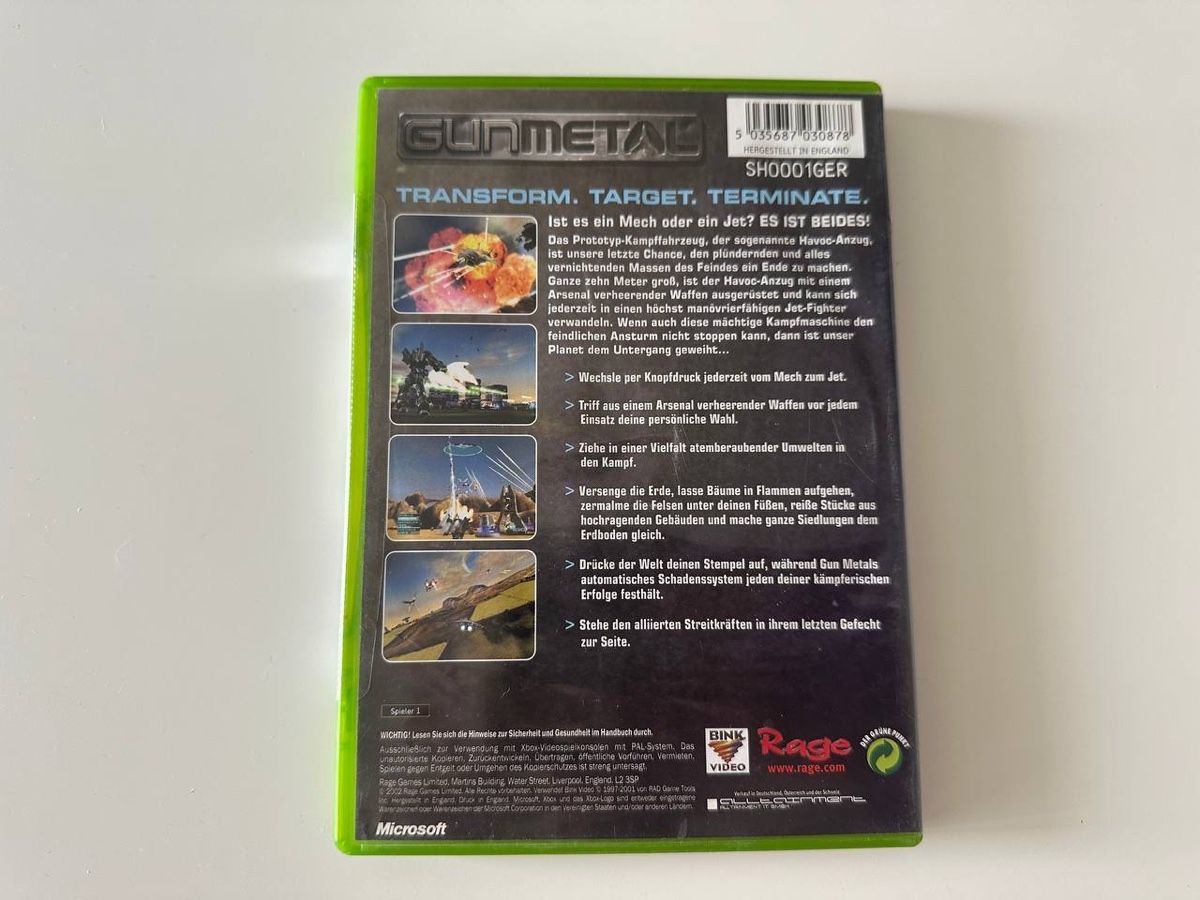 Giochi: Gunmetal, Xbox – Usato da Couvet venduto da Aura_aura 2