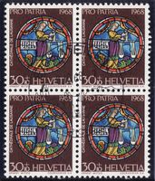 Plattenfehler Pro Patria ZNr. 140.2.01 gestempelt
