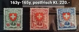 MA218) 163y-165y, Wappenmuster postfrisch Kt. 220.-