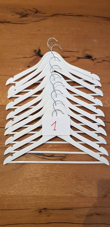 Kleiderbügel IKEA weiss 10 Stk Kaufen auf Ricardo