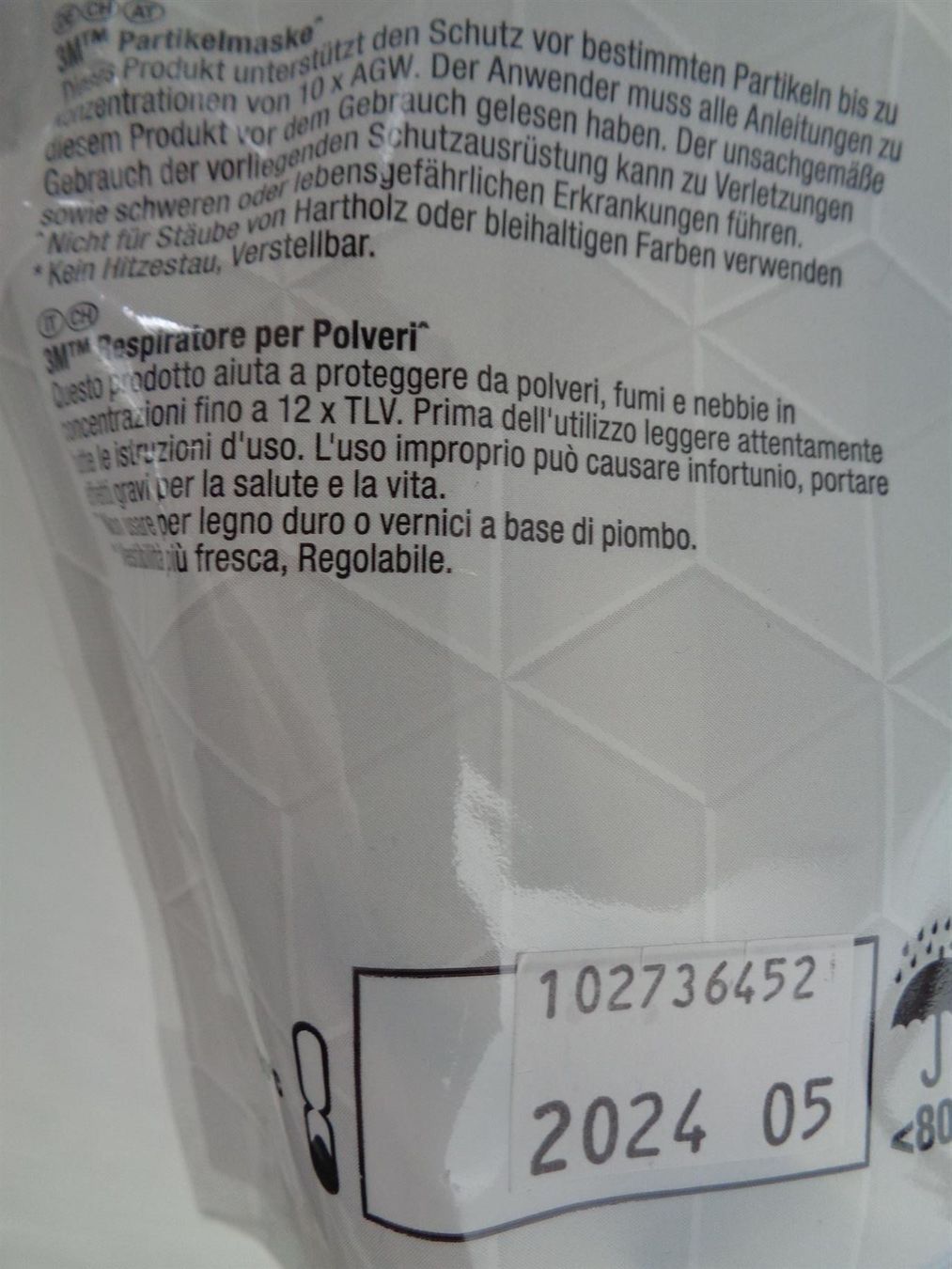 Protezione per viso e udito: 3M Arbeitsmasken FFP2 mit Ventil 9 Stück – Nuovo e nell'imballaggio originale da Chur venduto da omonia 2
