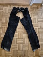 Schwarze Leder Chaps, Grösse S