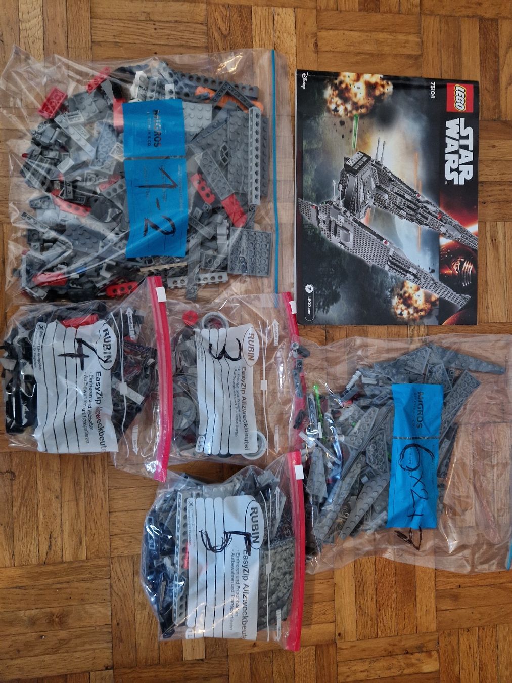 Lego Kit di costruzioni: Lego Star-Wars Kylo Ren shuttle 75104 – Usato da sierre venduto da Sikair 3