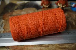 Meterware - 2mm Linhasita Makramee Garn - Farbe: Orange