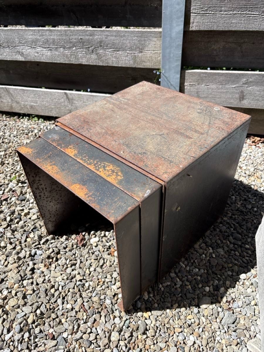 Tabourets: Gartenhocker Set - Cortenstahl - Metallhocker – D'occasion à Pfäffikon SZ par xevo_Networks