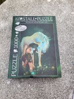 Kristall Puzzle 1000 Teile Einhorn neuwertig