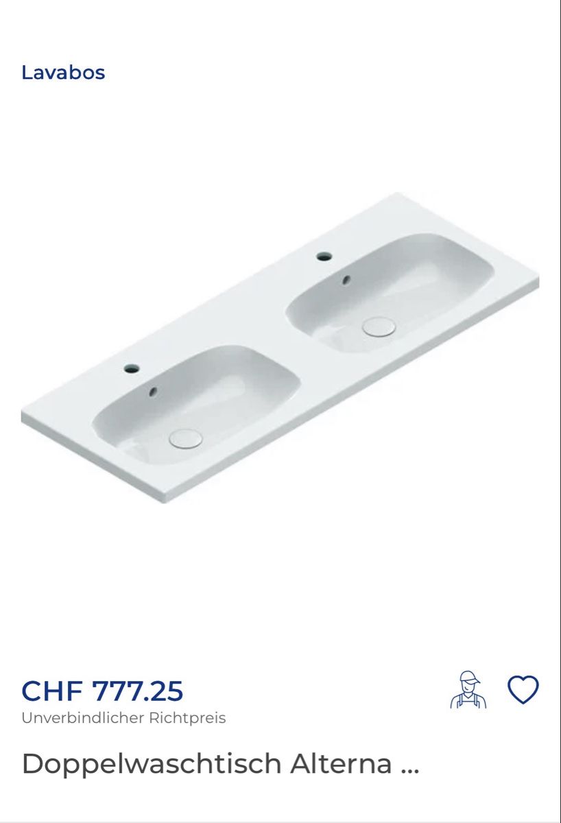 Alterna Badezimmermöbel: Waschtischmöbelset Alterna dinea S – Neu und originalverpackt aus Amriswil von deluxe_bad 2