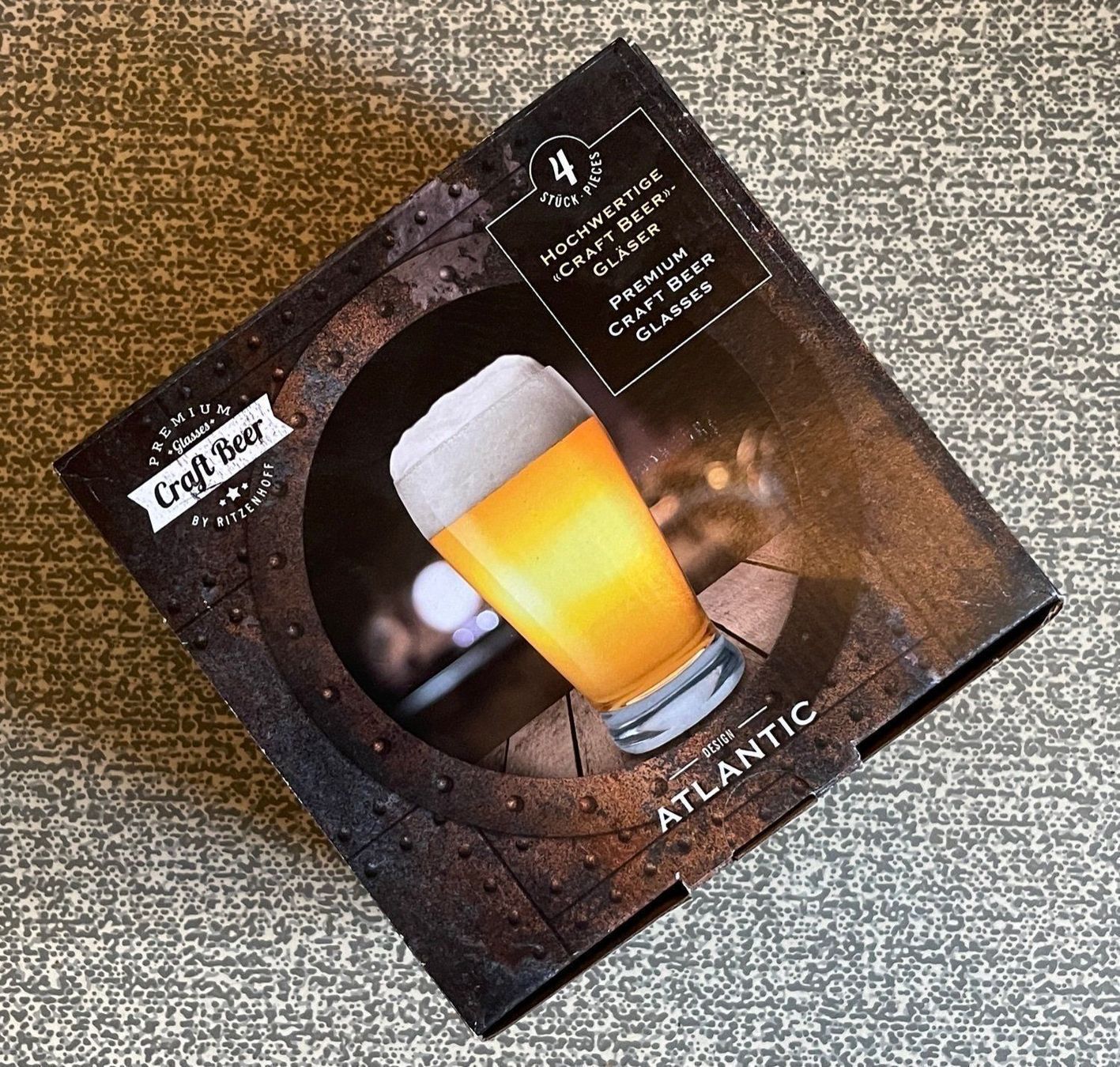 Ritzenhoff Bicchieri: 4er-Set SCHÜTZENGARTEN Craft-Bier-Gläser – Nuovo (secondo la descrizione) da Buchs SG venduto da Handyman77 7