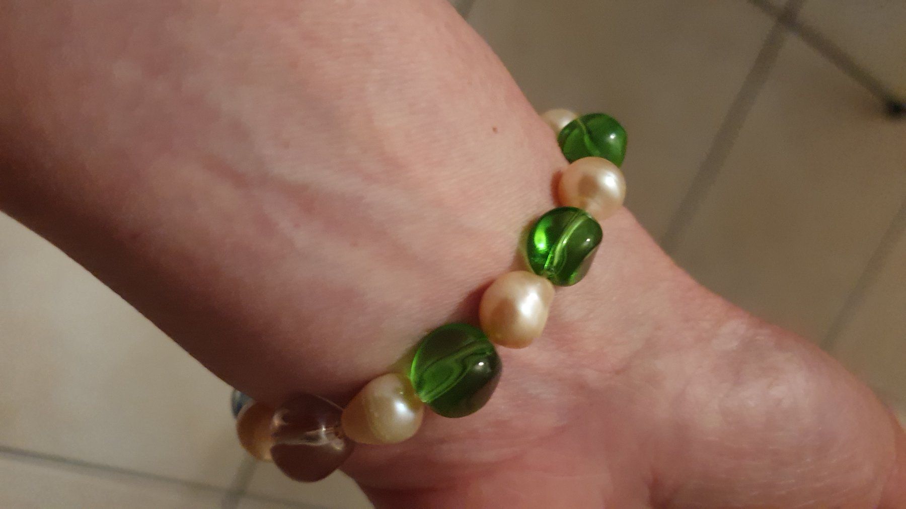 Bracciali & Braccialetti: Armband Süsswasser Perlen – Nuovo (secondo la descrizione) da Winterthur venduto da Ywan1 2