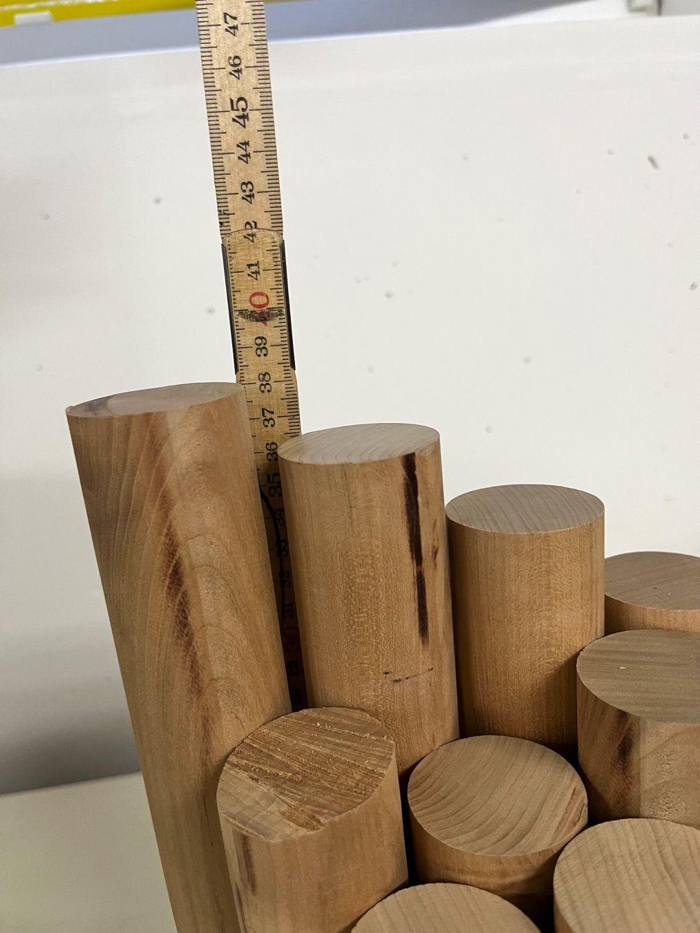 Articoli in legno: EU-Kirschholz Rundstäbe, Durchmesser 43mm – Usato da Weinfelden venduto da Kathydoes 3