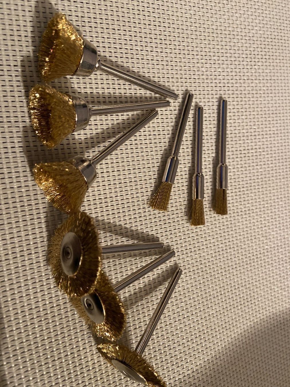 Alle Werkzeuge: Schleifblock GOLD Messing Bürsten 9 Pcs. NEU ! – Neu und originalverpackt aus Seon von Aaargauer01 4
