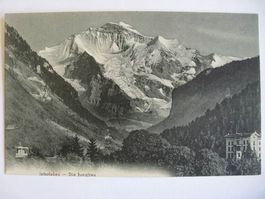 AK  Interlaken - mit Jungfrau