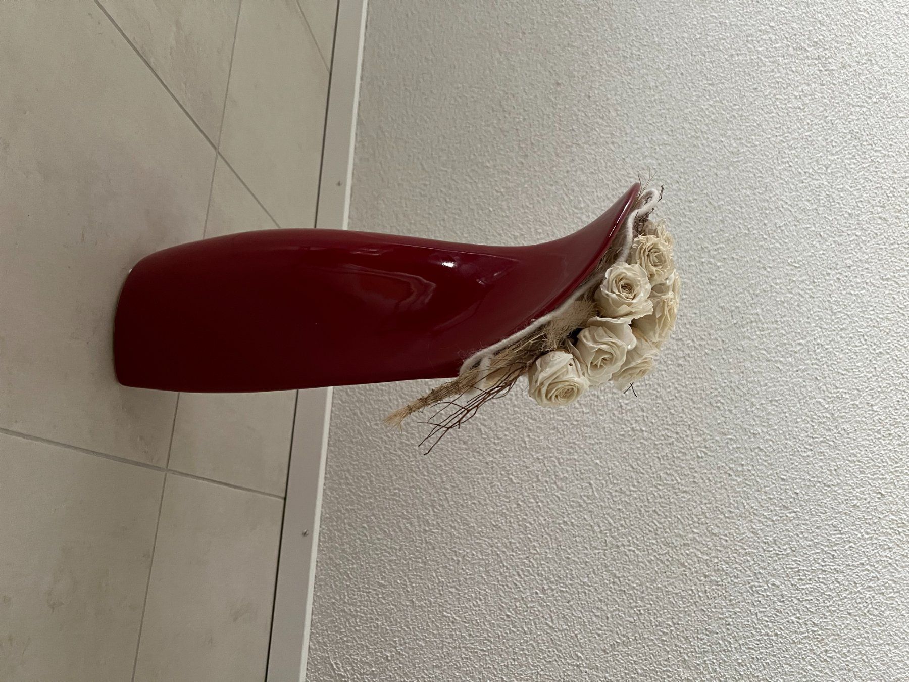 Vasi & Recipienti: Blumenvase Herzform rot – Usato da Schüpfheim venduto da Rezwel 2