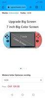 Handheld Gameplayer wie Nintendo Switch