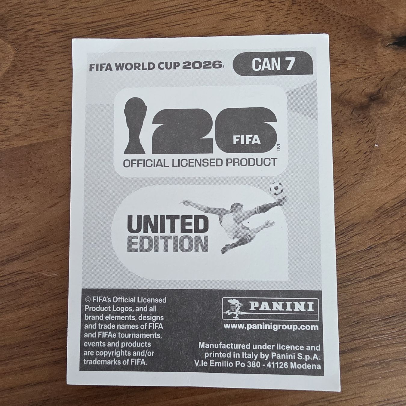 Panini Carte collezionabili: Panini WM 2026 Sticker Derek Cornelius CAN 7 neu – Nuovo (secondo la descrizione) da Buchs AG venduto da LogoParts 1