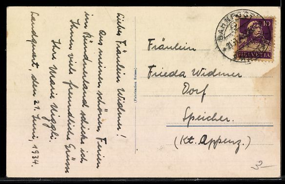 Cartoline postali: AK Landquart, Reformierte Kirche mit Umgebung – Usato da Berlin venduto da bartko-reher 1