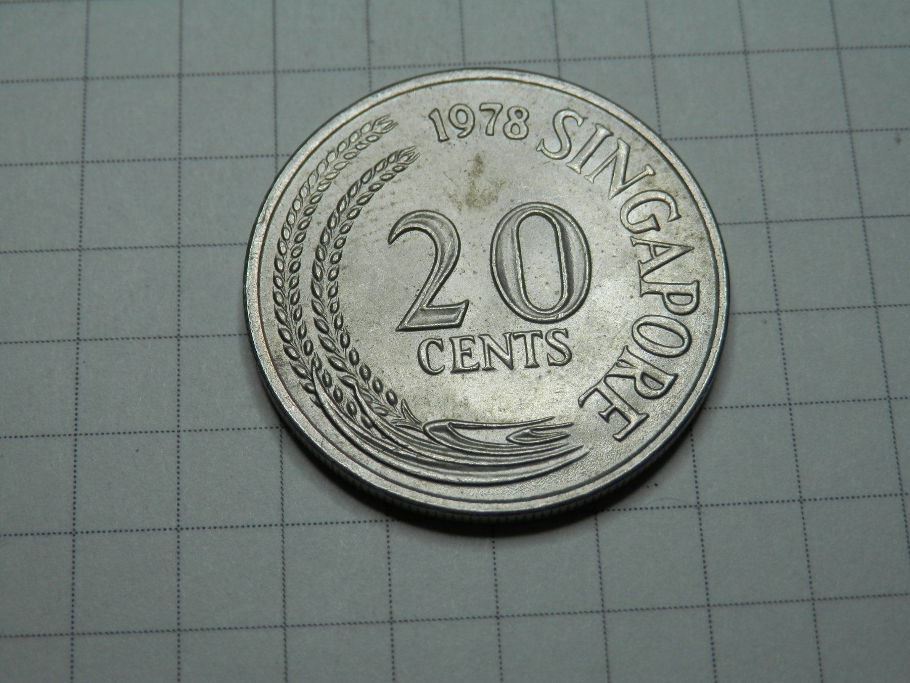Tutti le monete: Singapur  20 Cent, 1978 – Usato da Weiach venduto da weiach81 1