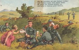 Militär-Schweiz-Kaserne Bremgarten-Militärpost Künstlerkarte
